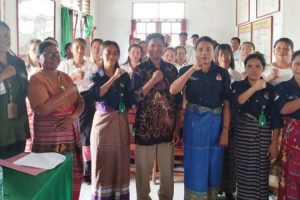 Lantik 49 Orang KPPS Ini Pesan Ketua PPS Desa Motaulun