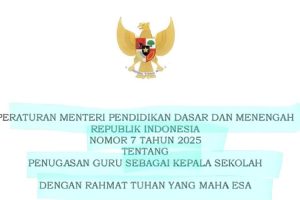 Kemendikdasmen Baharui Syarat Menjadi Kepala Sekolah Per 8 Mei 2025, Ini Syaratnya!