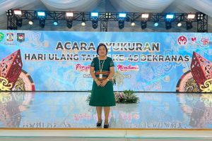 Wakil Ketua Dekranasda Malaka Hadiri Syukuran HUT ke-45 Dekranas di Balikpapan