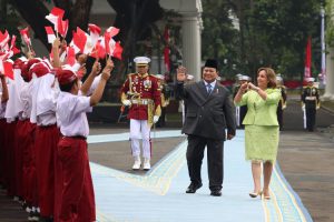 Prabowo Sambut Presiden Peru di Istana Merdeka, 3.000 Pelajar Meriahkan Upacara Kenegaraan