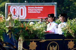 Warga Meriahkan HUT RI ke-80 di Monas, Doakan Prabowo dan Indonesia Damai