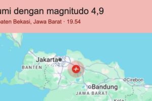 Gempa 4,9 SR Guncang Jakarta, Warga Panik Berhamburan