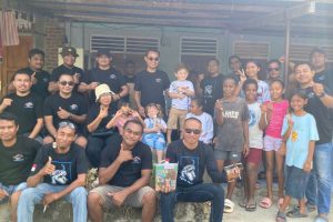 Jelang Ultah ke-8, Komunitas Lafaek Malaka Berbagi Kasih di Panti Asuhan Sta. Faustina Harekakae