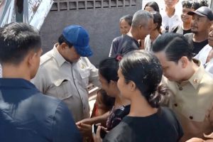 Anak-Anak Sambut Prabowo di Lokasi Banjir Bali, Begini Respons Presiden