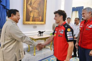 Prabowo Bertemu Juara Dunia MotoGP, Ungkap Rencana Besar untuk Pebalap Indonesia