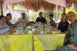 Wakil Bupati Malaka Terima Tim Mission Rabies, Jamuan Makan Siang di Taman Eden