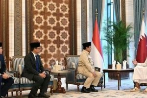 Prabowo Sampaikan Pesan Penting ke Emir Qatar di Istana Lusail, Apa Saja!