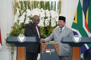 Temui Prabowo, Presiden Afrika Selatan Kenang Peran Indonesia di Balik Runtuhnya Apartheid