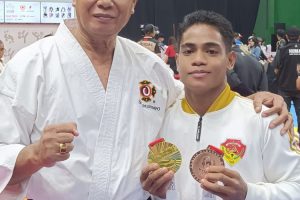 Yulius Klau Manek Persembahkan Emas untuk NTT, Harumkan Nama Malaka di PON Beladiri 2025