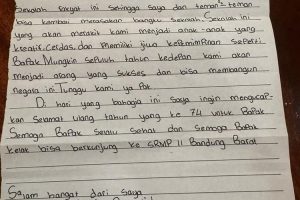Surat Siswa Sekolah Rakyat Bandung Barat Bikin Haru Presiden Prabowo