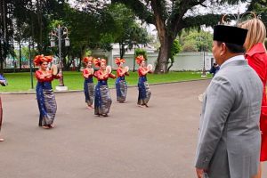 Tari Indang Sumbar Sambut Ratu Máxima Saat Bertemu Prabowo di Istana