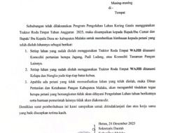 Camat dan Kepala Desa Diminta Tegas Data Petani Lahan Gratis, Abaikan Kewajiban Siap Terima Sanksi