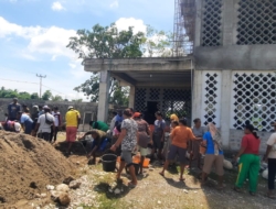 Songsong Paskah 2026, Umat Paroki Besikama Gelar Kerja Bakti dan Aksi Bersih Lingkungan