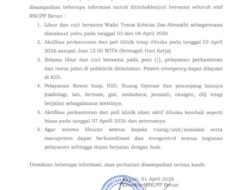 RSUPP Betun Umumkan Jadwal Libur dan Cuti Bersama Paskah 2026