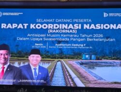 Bupati Malaka SBS Hadiri Rakornas Swasembada Pangan Bersama Menteri Pertanian, Antisipasi Kekeringan Ekstrem