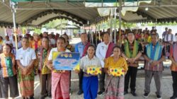 Wabup Malaka HMS dan Kadis PMD NTT Buka Rembuk OVOP di Kakaniuk, Tenun Lokal Siap Naik Kelas