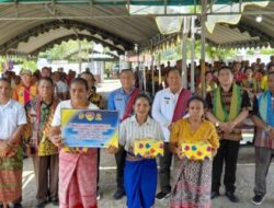 Wabup Malaka HMS dan Kadis PMD NTT Buka Rembuk OVOP di Kakaniuk, Tenun Lokal Siap Naik Kelas