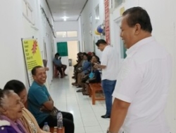 Sapa Pasien di Tengah Langit Mendung, Wabup HMS Hadirkan Kehangatan di RSUPP Betun
