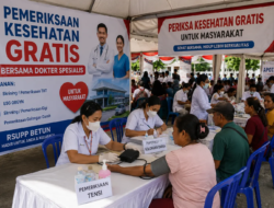 Semarak HUT ke-81 RI, RSUPP Betun Gelar Pemeriksaan Kesehatan Gratis Bersama Dokter Spesialis di Lapangan Misi