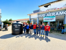 PMI Malaka Salurkan Fiber Air ke RSUD Aeramo, Dukung Pelayanan Pasien di Tengah Penanganan Bencana