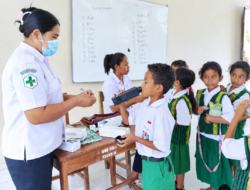 Puskesmas Weliman Gencar Laksanakan Pemberian Obat Cacing dan Pencegahan Filariasis di 18 Sekolah Dasar